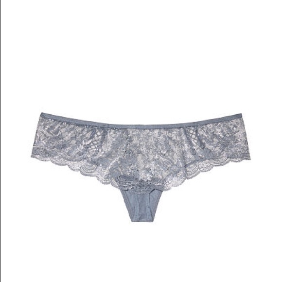 New VS DA Floral Lace-trim Hipster Thong Panty - Picture 3 of 6